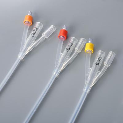 중국 Foley Medical Device Disposable Medical Catheter Safety Catheter Three Way Tubes With Symmetrical Ball 판매용