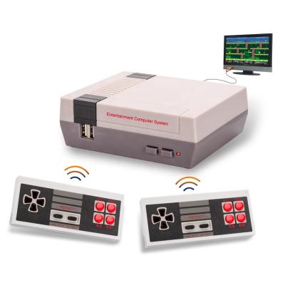 China Retro Game Classic Games 8 Bit TV Video Game Console Built In 630 Retro Games AV Mini Retro Classic Game Console With Dual 2.4G Wireless Controller for sale