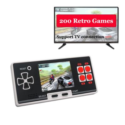 China Support AV-OUT WOLSEN Video Game Bit Console 8 Portable 2.8 Inch Handheld Game Players With 200 Retro Classic Games For Kids And Adult for sale