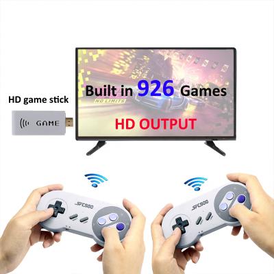 China Mini TV Console 16 HD TV Game Console Handheld Mini Game Stick Built Bit Console in 926 Retro Classic Games with Retro Console Wireless Controller for sale