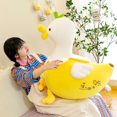 China 100% Pp Cotton Inside 23/35/55cm Creative Avocado Banana Duck Plush Pillow Super Soft Cotton Cartoon Sleeping Pillow Home Sofa Decoration Stuffed Kids for sale