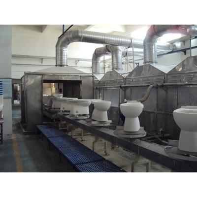 China High quality building material stores glazing machine for glazing sanitary ware toilet sink tank for sale