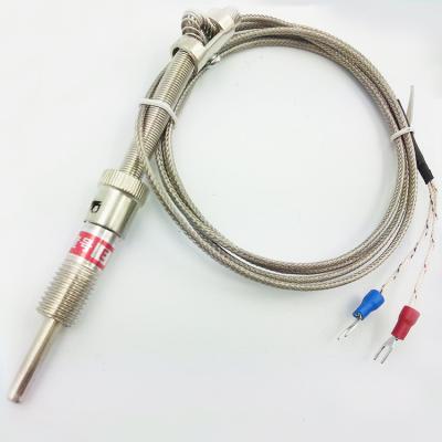 China HL-TLK200 K industrial type E compression spring thermocouple pressure spring sensor temperature controller probe thermocouple for sale