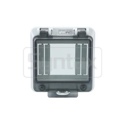 China 4 Module IP67 imprägniern Klappfenster-Syntax AW4 mit Rändelschrauben 93*101*28mm zu verkaufen