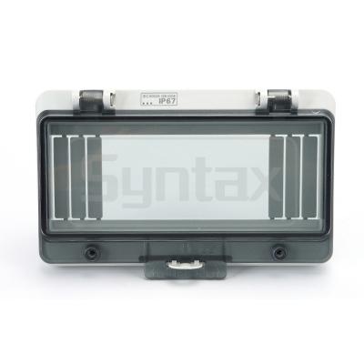 Китай IP67 Watertight прикрепленное на петлях Windows 8 модулей с Lockable прозрачной крышкой 160*101*28mm продается