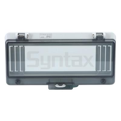 China 10 wasserdichte Klappfenster-Syntax AW10 der Modul-IP67 mit Knurle-Schrauben 196*101*28mm zu verkaufen