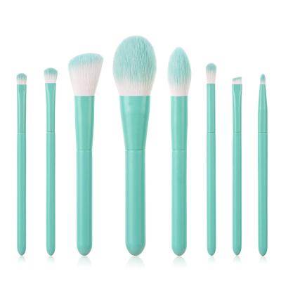 China 8pcs Mini Brush Set Mini Makeup Healthy Promotional Makeup Brush Macaron Brush Set for sale