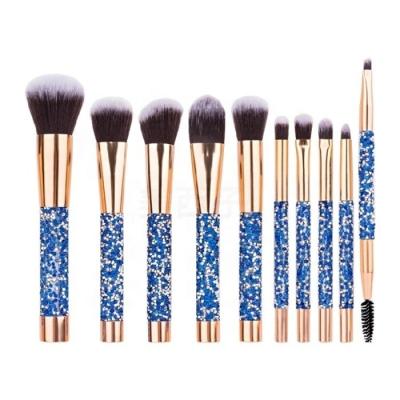 China Bling Diamond Professional Make Up High Quality Brushes Skin-friendly Cosmetics Factory Private Makeup Brush For Beauty for sale