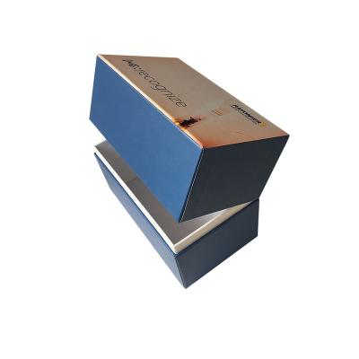 China Color Recyclable Design Rigid Top Bottom Box Packaging Made In Shanghai for sale