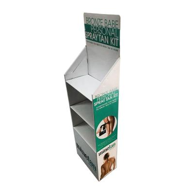 China Durable Custom Color Printed Display Stand Cardboard PDQ Paper Display Box for sale