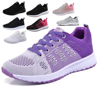 China 2023 Fashion Summer Women's Trainers Women's Running Shoes Women's Breathable Black Sneakers Sports Shoes Trend Sport Training for sale