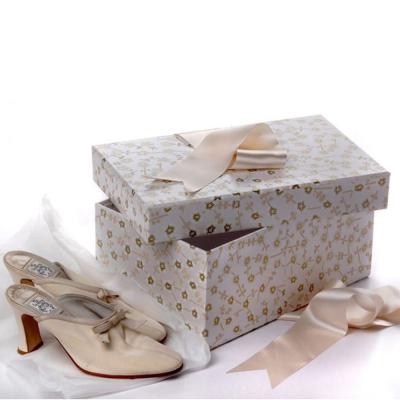 China Wholesale New Arrival Handmade Cheap Price Paper Cardboard Shoe Box Packaging For Shoes Clothing Packaging for sale