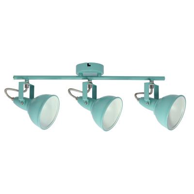 China Nordic Decorative Modern Cream Green Outdoor Adjustable E14 Track Climbing Lighting Ceiling Spot Light for sale