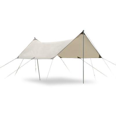 China Waterproof Foldable Outdoor Tent Outdoor Shade Garden Oxford Sun Shelter Tent Tarp Camping for sale