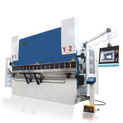 China WC67K 110T3200 hydraulic sheet metal bending machine CNC press brake for sale