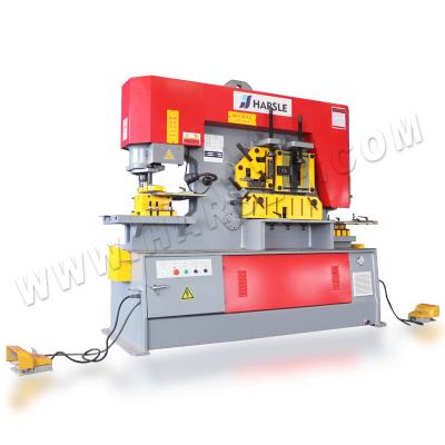 China High Efficiency Metal Iron Worker Hydraulic Ironworkers With Double Cylinder Machine for sale