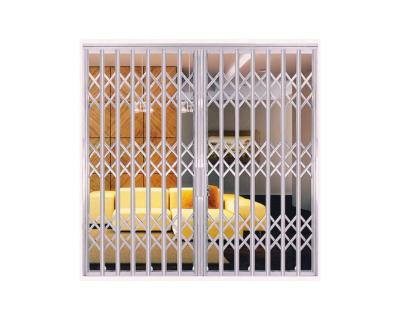 China Durable Customized Design Color And Pattern Punching Stainless Steel Grilles Rolling Shutter Doors for sale