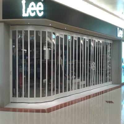 China Sliding Sliding Pull Door Transparent Plastic Door for sale