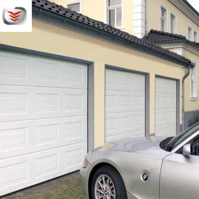 China Automatic Remote Control Electric Overhead Door Automatic Aluminum Garage Door for sale