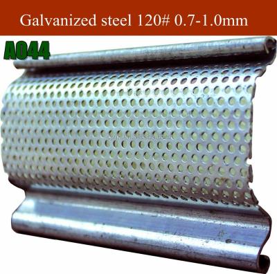 China Galvanized Steel With Foam 120mm Steel Shutter Slat On Punch for sale