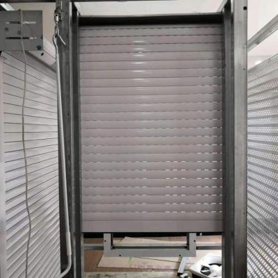 China Manual Aluminum Alloy Roll Up Aluminum Window Shutter for sale