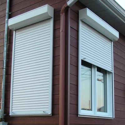 China Interior Aluminum Alloy Sunproof Roll Up Aluminum Window Shutter for sale