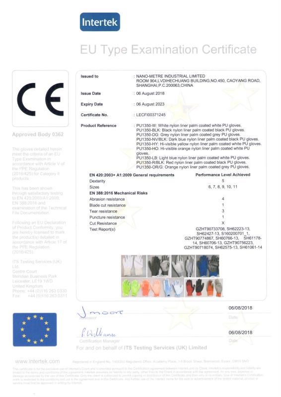 CE - Nano-Metre Industrial Limited