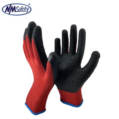 China NMSAFETY Gardening Latex Coated Working Safety Gloves CE EN388 2142X for sale