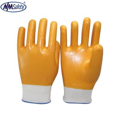 China NMSAFETY Full Nitrile Gloves Waterproof Gardening Dipping Glove for sale