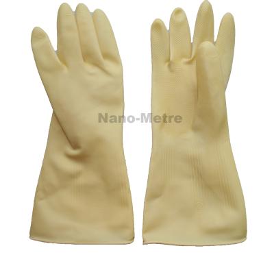 China Household Gloves NMSAFETY Household Latex Glove Non Slip Long Sleeve Wash Up Cleaning Glove for sale