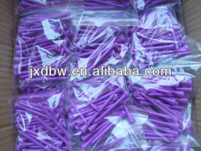 China Purple Golf Tees Bulk Purple Colored Unique Special Golf Tees for sale