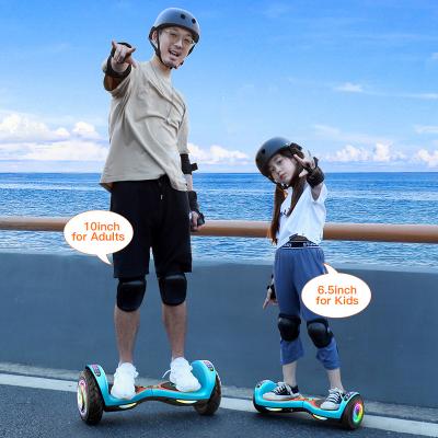 China Smart Off Road Led Hoverboards Cheap Electric Self Balancing Scooter Bluetooth 10 Inch Two Wheel Hoverboard 10inch for sale