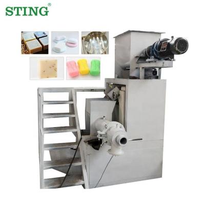 China Small Chemical Industries Mini Double Worm Laundry Soap Extruder Plotter Factotum Making Machine For Soap Making for sale