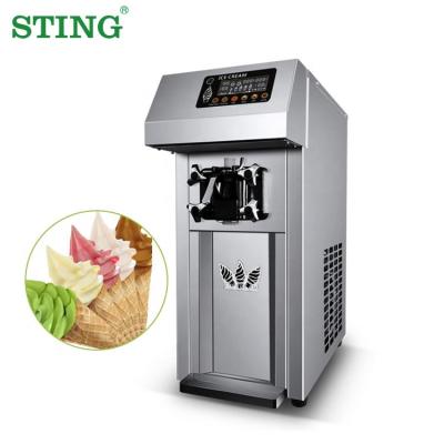 China Commercial Industrial Cheap Brave Man Whippy Soft Serve Gelato Soft Serve Ice Cream Maker Factory Manual Snacks Making Machine for sale