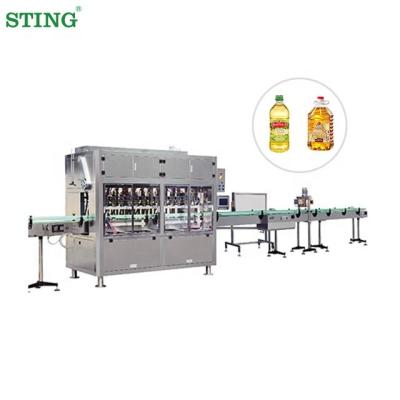 China Small Palm Oil Automatic Vegetable Lubricant Vegetable Oil Olive Edible Oil Bottle Filling Machine for sale