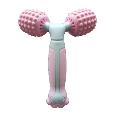 China Wholesale Hot Lovely Plastic Muscle Y Shape Massage Relieve Leg Neck Arm Muscle Roller Massager Stick for sale