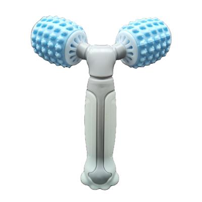 China Hot Wholesale Y-shaped Plastic Massage Muscle Relieve Leg Neck Arm Muscle Roller Massager Stick for sale