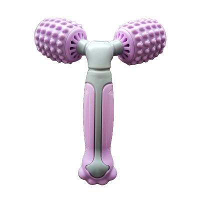 China Best Selling Plastic Cute Y Shape of Massage Relax Muscle Relieve Leg Neck Arm Muscle Roller Massager Stick for sale