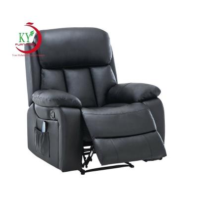 China Fashion JKY Furniture by Cinema Recliners with Heat and Massage Weightless Recliner Chair Air Leather Recliners with Cup Holder for sale