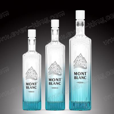 China Empty Wine Vodka Glass Bottle 500ml 700ml 750ml for sale