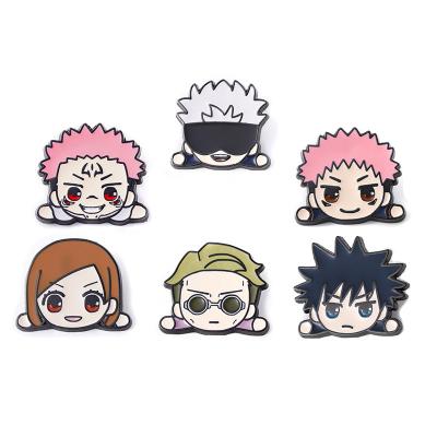 China Jujutsu Kaisen Itadori Yuji Brooches Badges Fushiguro Megumi Alloy Gojo Satoru Pins Anime Kugisaki Nobara avatar decoration/collection 6 styles for sale