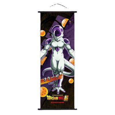 China Marriage favors & Party Gifts 25*70cm Anime Pictures Poster Son Goku Wall Hanging Decor Dragon Ball Anime Wall Scroll for sale