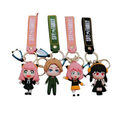 China Anya Yor Factory Cheap Anime SPY X FAMILY PVC Figure Key Chain Pendant Decoration Gift Toy For Kid Toy Gift for sale