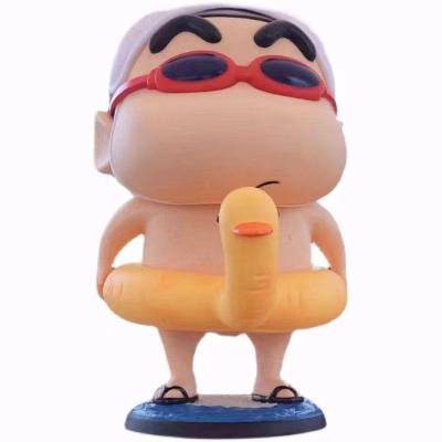 China Hot Sell Toy Animal Styles Crayon Shin-chan Cartoon Character Funny Cute Cartoon Toys Model Toy For Children for sale