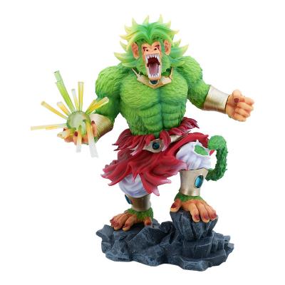 China Cartoon Anime Dragon Ball Broly Angry Action Figure Super Saiyan GK Gorilla Form PVC Ornaments Collection Gift Model Toy for sale