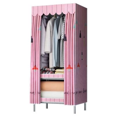 China Easy Easy Installation Assemble Modern Appearance Bedroom Furniture Galvanized Plastic Wardrobe for sale