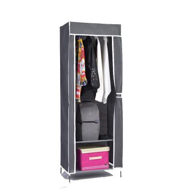 China 70cm Foldable Non Woven Fabric Detachable Cheap Wardrobe Cabinet For Student for sale