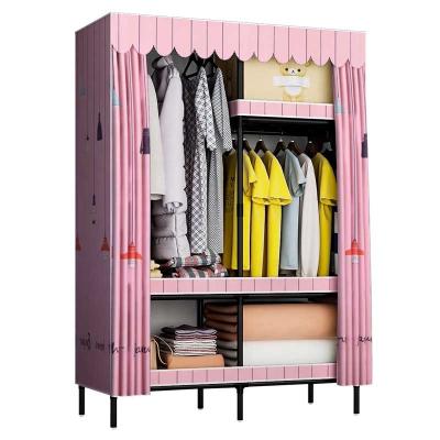 China High Quality Breathable Nonwoven Fabric Easy Installation Wardrobe Portable Plastic Wardrobes for sale