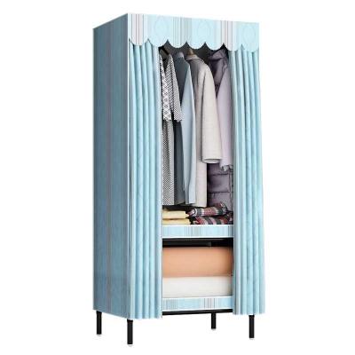 China High Quality Space Saving Home Bedroom Furniture Storage Easy Installation Plastic Cloth Wardrobes Sideboards Modern Wardrobe for sale