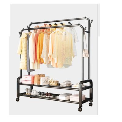 China DR-125 Factory Direct Sale Sustainable Dual Role Hanging Rack With Multi Storage Function For Small Rooms for sale